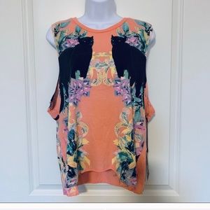 Chaser Mirrored Panthers Muscle Tee Rank